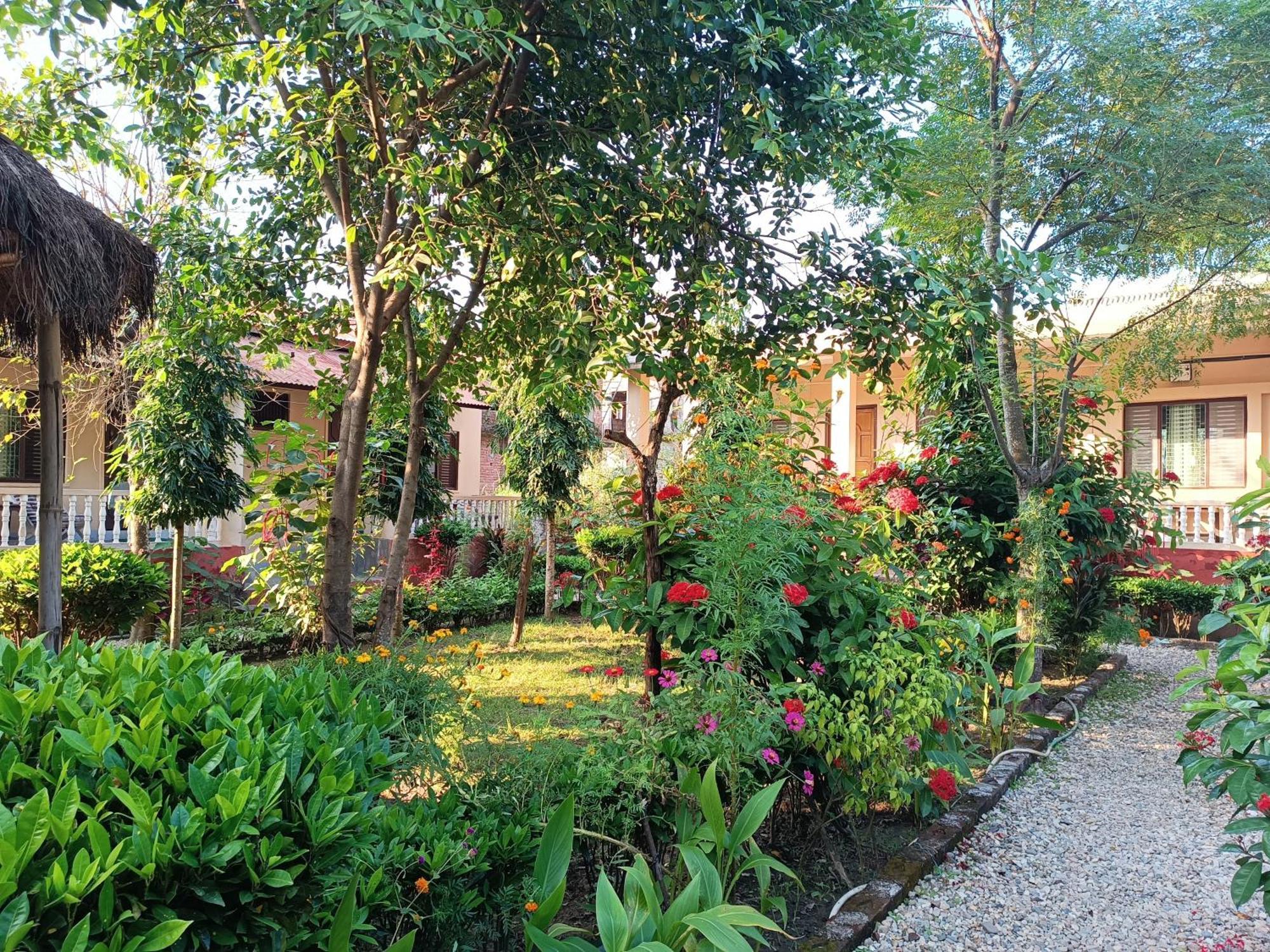 Crocodile Safari Camp Otel Chitwan Oda fotoğraf