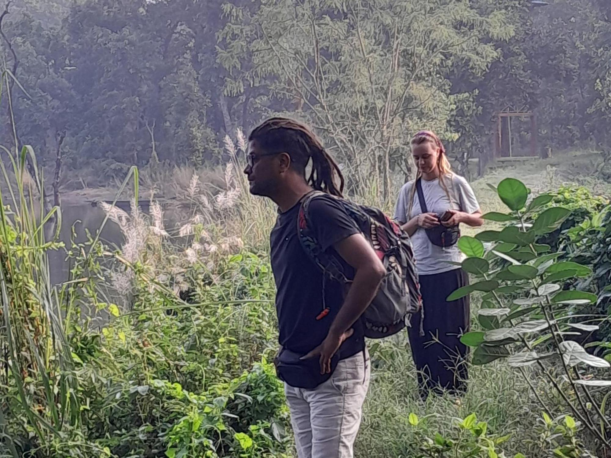 Crocodile Safari Camp Otel Chitwan Dış mekan fotoğraf